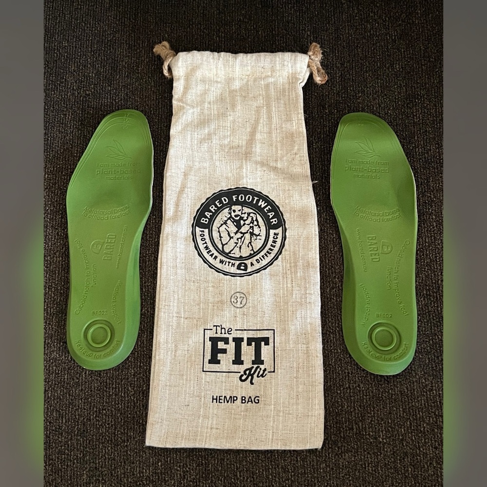 Bared Footwear Canvas Fit Kit Footbed & Forefoot Padding Set